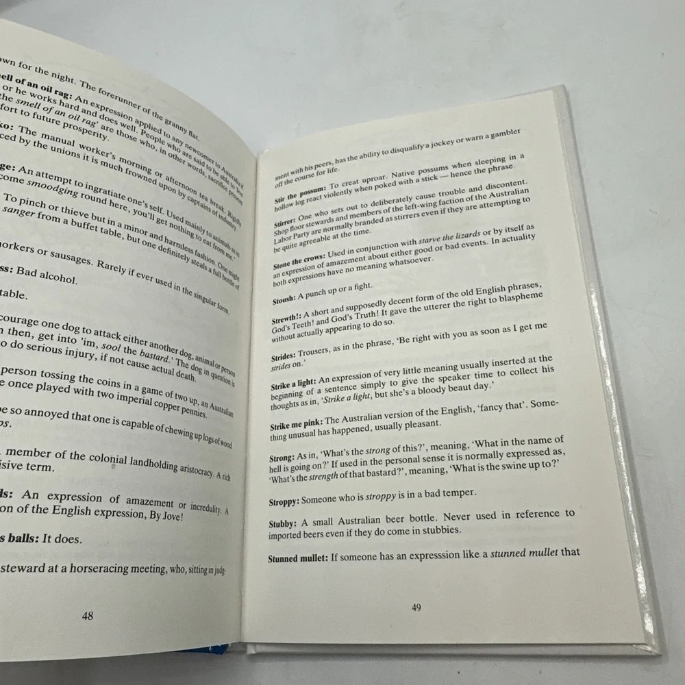 Dinkum Aussie Dictionary‎ Richard Beckett Hardback